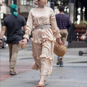 Patterned Long sleeve Dress